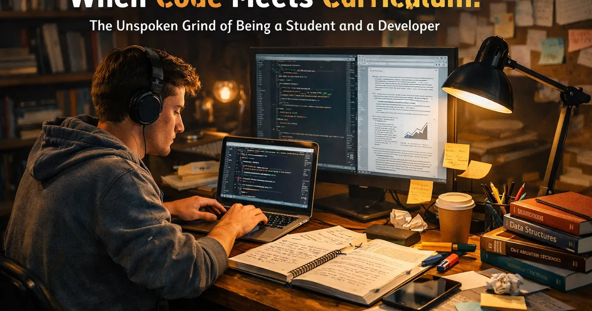 When Code Meets Curriculum: The Unspoken Grind of Being a Student and a Developer