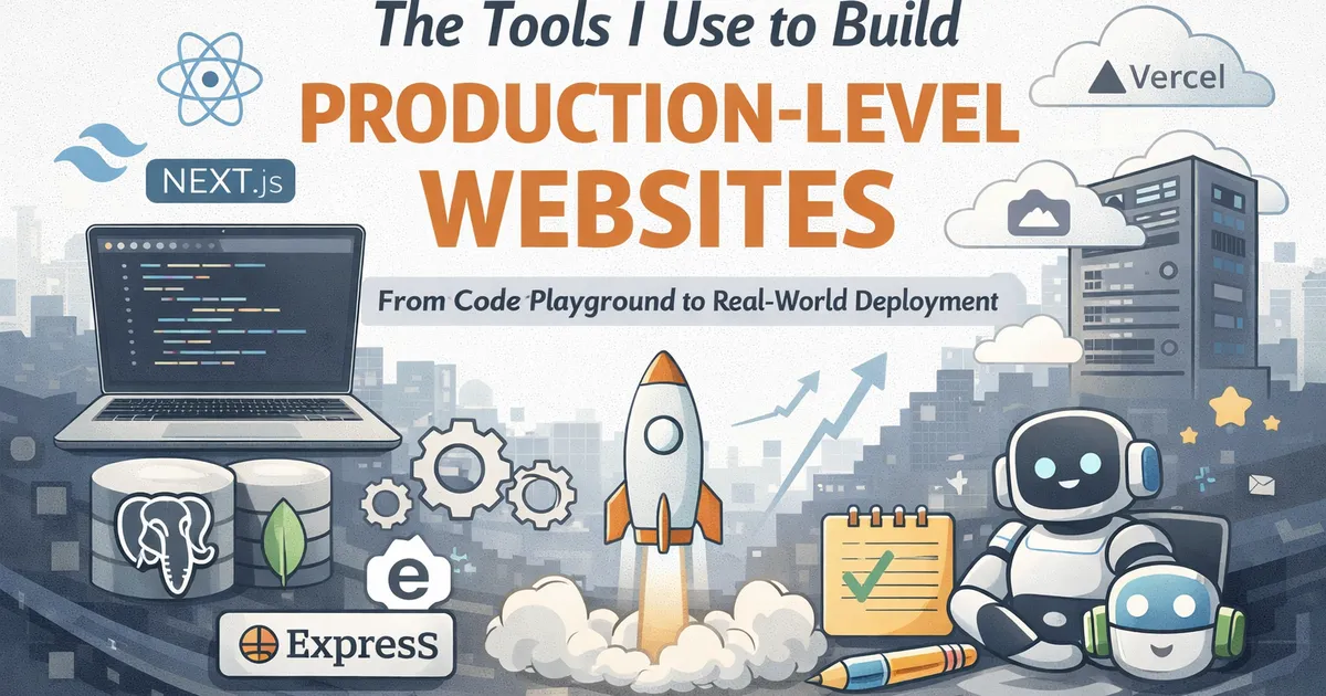 The Tools I Actually Use to Build Production-Level Websites